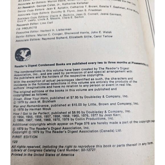 Readers Digest Condensed Books Lot of 10 First Edition Home Decor MCM Library - Picture 14 of 16